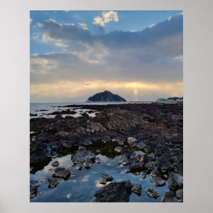 Impressão de foto 24×30 Seogwipo Coast Jeju-do Cor