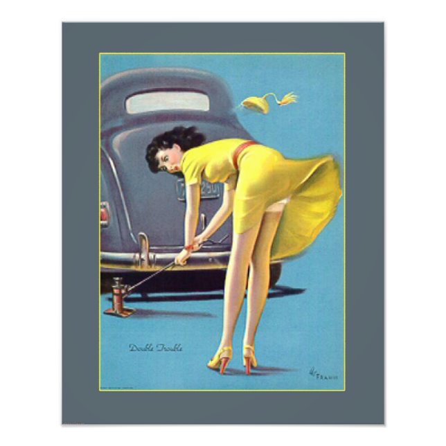 Impressão de Foto com Problemas Duplos (Frente)