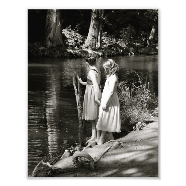 Impressão de Foto da Irmã da Amizade de Duas Menin (Frente)