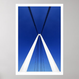 Impressão de Foto da Ponte Severn Abstrata Minimal