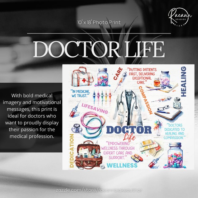 Impressão de Foto da Vida de Médico (Criador carregado)