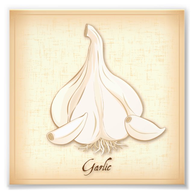 Impressão de Foto de Alho (Frente)