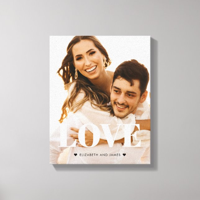 Impressão de Foto de Compromisso de Amor em Tela (Frente)