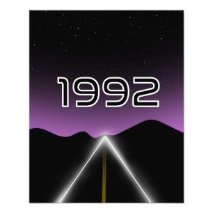 Impressão de foto de encontros de 1992
