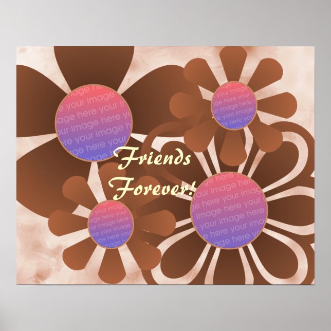Impressão de Foto de Flores de Tan (Frente)
