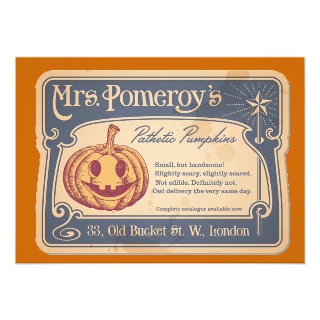 Impressão de Foto de Pumpkins Patético (Frente)