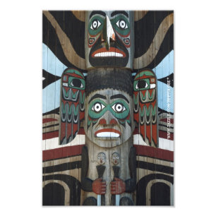 Impressão de foto do Totem Pole