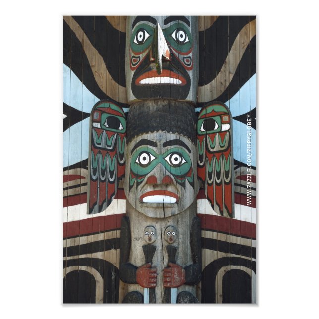 Impressão de foto do Totem Pole (Frente)