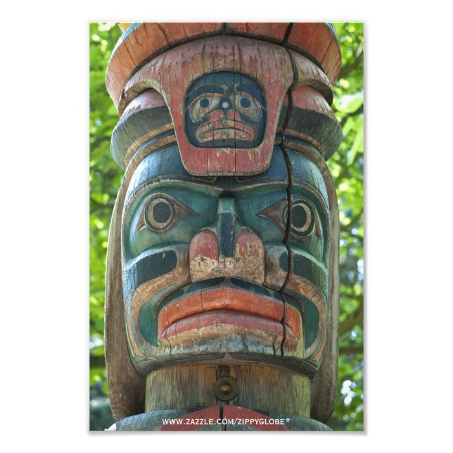 Impressão de Foto do Totem Pole (Frente)