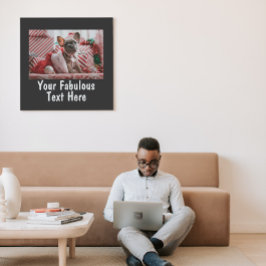 Impressão de Foto e Texto Personalizado