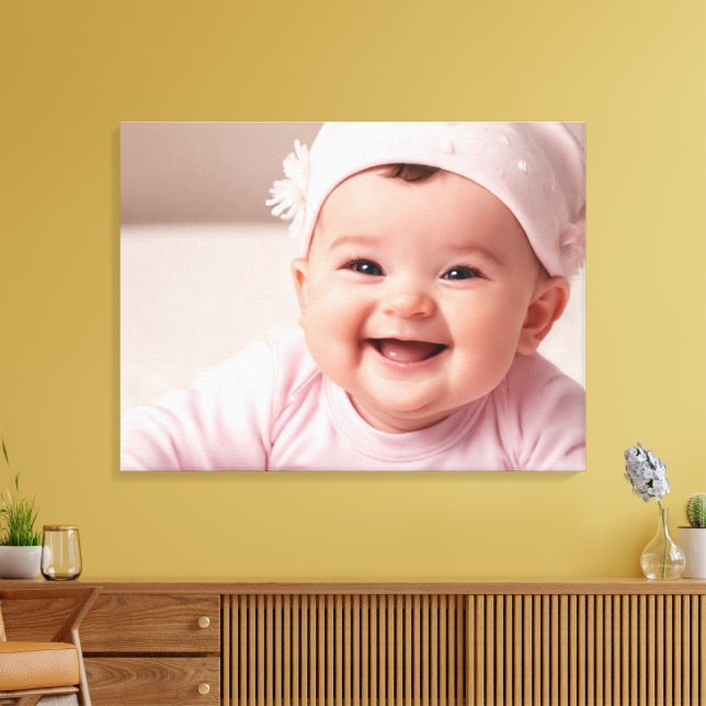 Impressão de Foto em Tela para Bebê - Berçário Per (Insitu(Sala de estar))