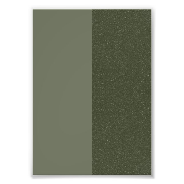 Impressão de Foto em Tom Dividido Verde Musgo – Pe (Frente)