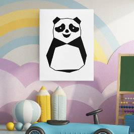 Impressão de Foto Geométrico Panda