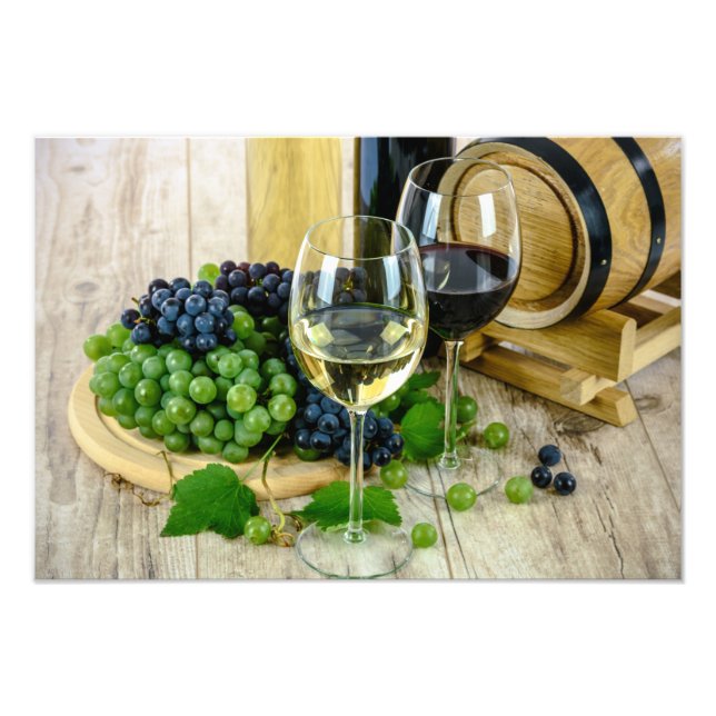 Impressão de Foto para Amantes de Vinho (Frente)