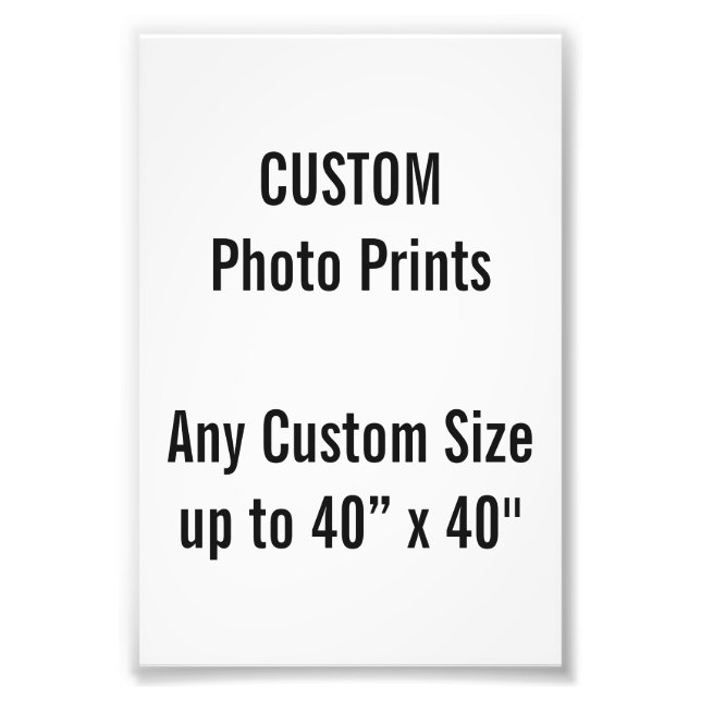 Impressão de Foto personalizado de 4" x 6" (ou qua (Frente)