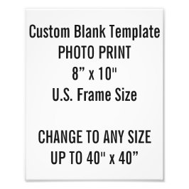 Impressão de Foto Personalizado de 8" × 10" (Taman