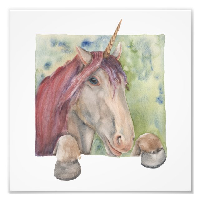 Impressão de Foto Unicorn (Frente)