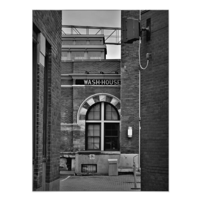 impressão de Foto "WASH-HOUSE" (Frente)