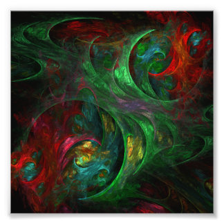 Impressão de Fotografia Abstrato de Genesis Verde