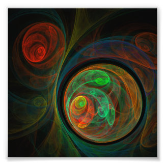 Impressão de Fotografia Abstrato Verde de Renascim