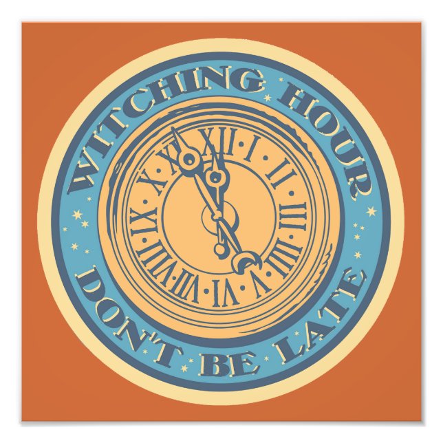 Impressão de Fotografia da Hora de Testemunha (Frente)