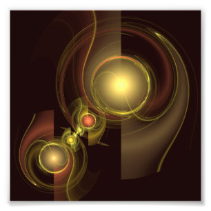 Impressão de Fotografia de Abstrato de Conexão ínt