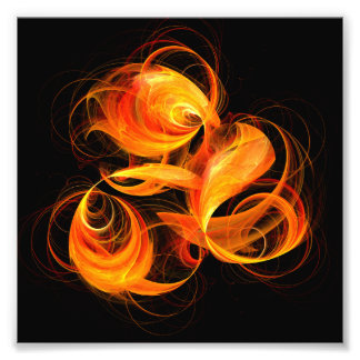 Impressão de Fotografia de Abstrato de Fireball