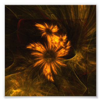 Impressão de Fotografia de Abstrato de Jardim Myst