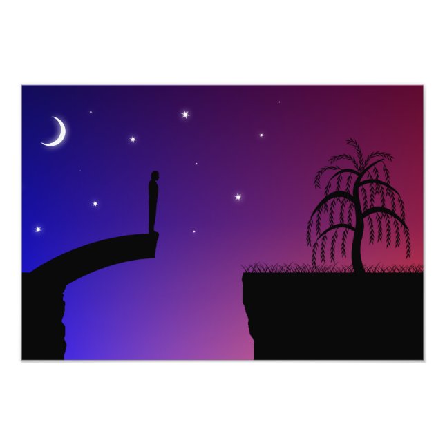 Impressão de Fotografia de Ponte Quebrada (Frente)