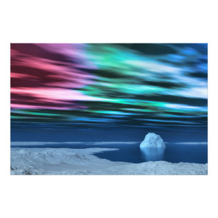 Impressão de Fotografia do amanhecer da meia-noite