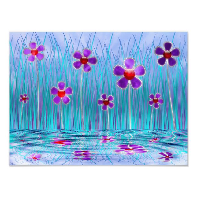 Impressão de Fotografia do Shy Daisies (Frente)