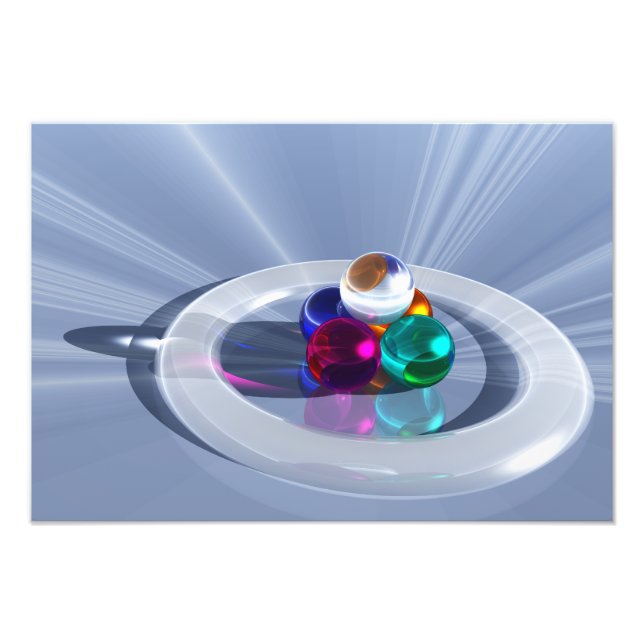 Impressão de Fotografia Leve de Curva (Frente)