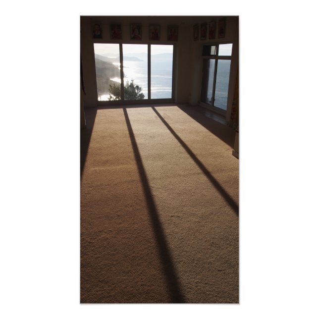impressão de fotografia "Luz da manhã na sala de m (Frente)