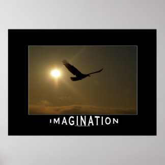 Impressão de Fotografia Motivacional de IMAGINAÇÃO