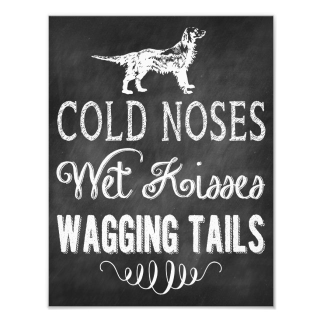 impressão de Fotografia "Noses Frio Beijos Molhado (Frente)