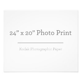 Impressão de Fotografia personalizada 24 x 20