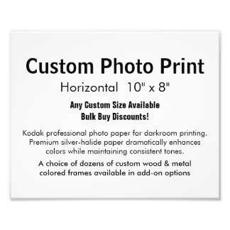 Impressão de Fotografia Personalizada - Horizontal