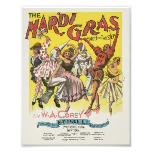 Impressão de Fotografia Poster Mardi Gras