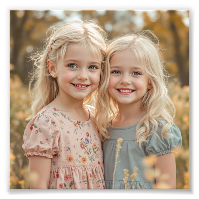 Impressão de Fotografia Satin Premium da Família P (Frente)