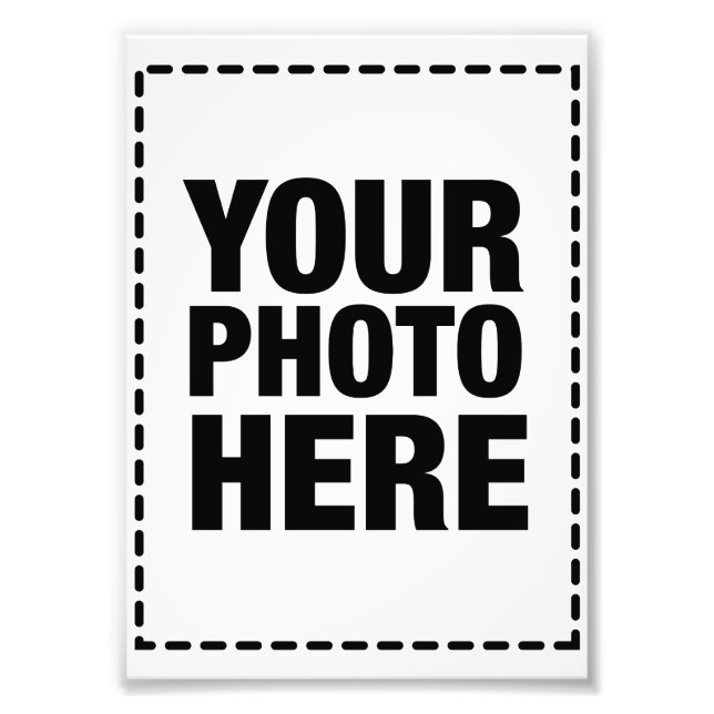 Impressão de fotos - 5x7 (Frente)