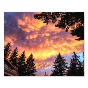 impressão de fotos de 10"x8" Trailer Sunset