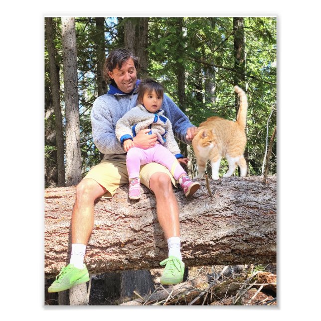 impressão de fotos de 8"x10" | Log Love! (Frente)