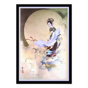 Impressão de Fotos de Chang'e Deusa Moon