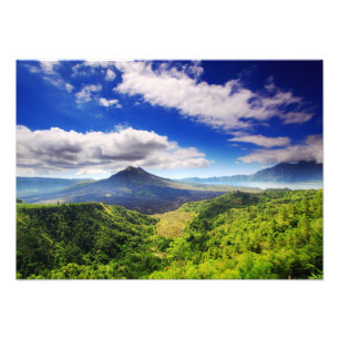 Impressão de Fotos do vulcão Mount Batur