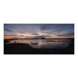 Impressão de fotos solares do Lago Myvatn