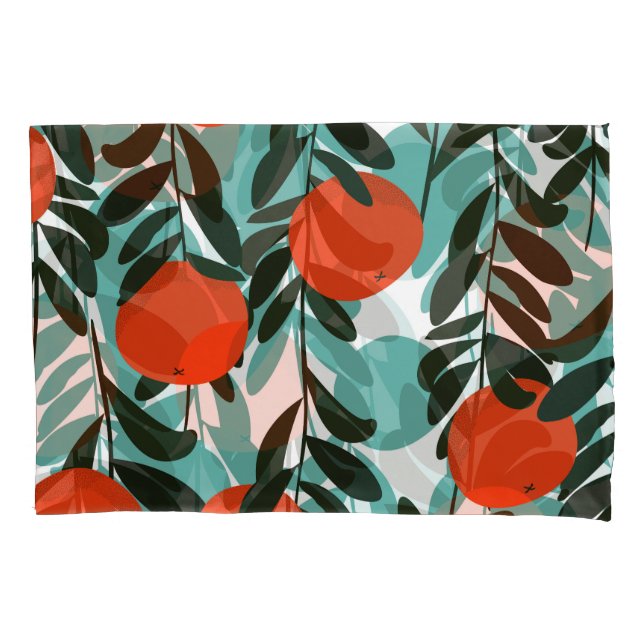 Impressão de Fruta de Jardim de Laranja sem costur (Frente)