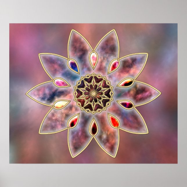 Impressão de Galáxias Marmoreadas (Frente)