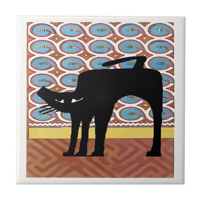 Impressão de Gato Negro Japonês (Frente)