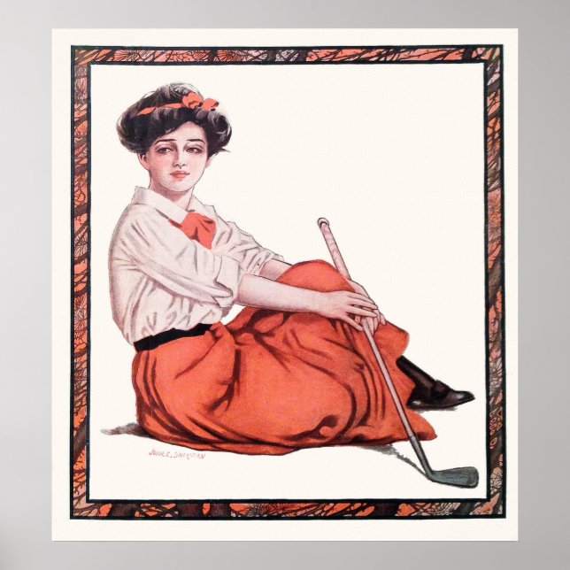 Impressão de Golf de 1908 (Frente)