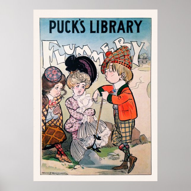 Impressão de Golfe de 1902 (Frente)